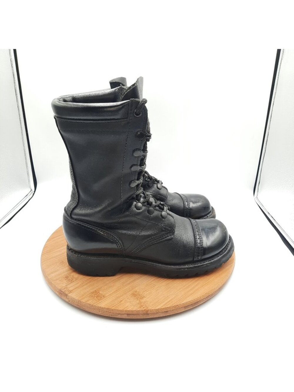 Corcoran Jump Boots Mens 8 Black Leather 1520 Combat Military Paratrooper USA